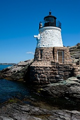 Castle Hill Light Built on Rock
